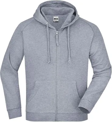 Produktbild von Hooded Jacket grey-heather, Gr. L