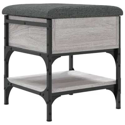 Obrázok produktu pre vidaXL Lavica na topánky sivá Sonoma 42x42x45 cm Materiál na báze dreva
