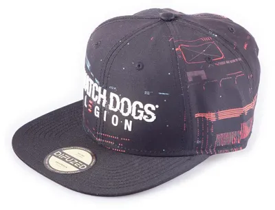 Produktbild von Watch Dogs Snapback Legion Glitch Logo Schwarz