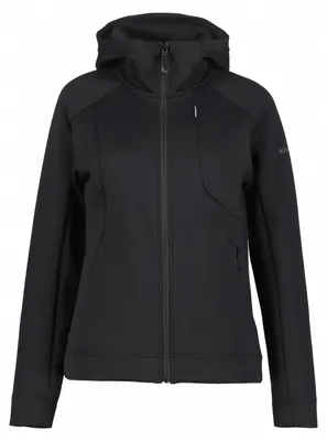 Produktbild von Icepeak Bunnell Midlayer mit Kapuze für Damen, Farbe:Schwarz, Größe:L