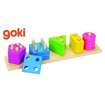 Immagine prodotto di Gioco - Gioco di ordinamento dei colori e delle forme