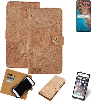 Produktbild von K-S-Trade Hülle kompatibel mit Cubot X20 Pro  Kork Handyhülle Cover  Schutzhülle TPU Case Bumper in Hellbraun, (1x)