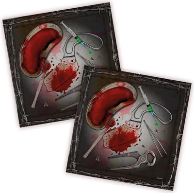 Produktbild von 20 Halloween Horror Party Servietten