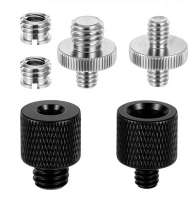 Zdjęcie produktu dla Adapter do statywu, metalowy, z gwintem 1/4 cala do 3/8 cala