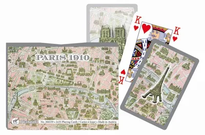 Produktbild von Piatnik 2665 - Kartenspiel Paris 1910", 2 x 55 Blatt