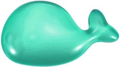Productafbeelding van Polssteun Gel - Groen Walvisvorm - Siliconen - Ergonomisch - Voor Computer En Gaming