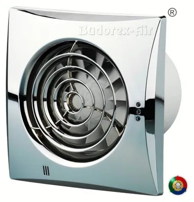 Image de Ventilateur salle de bain Vents 100 QUIET CHROMé silencieux