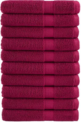 Produktbild von Premium Handtücher SOLUND 10 Stk. Bordeaux 100x200 cm 600 g/m²