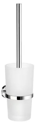 Produktbild von Smedbo HOME - WC-Bürste mit Behälter in Chrom poliert und Mattglas HK333
