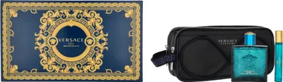 Produktbild von Edt Spray 100 ml/ Edt Travel Spray 10 ml/ Toilet Bag Versace Eros Pour Homme Giftset