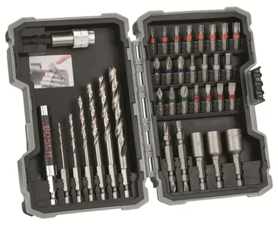 Produktbild von Bosch Professional 35tlg. HSS Holz Bohrer und Bit Set Extra Hart
