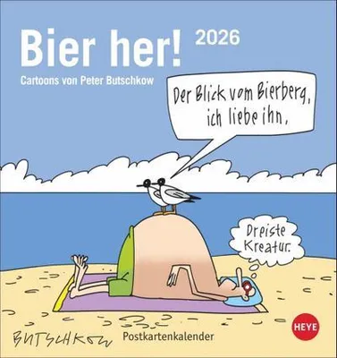 Obrázok produktu pre Peter Butschkow: Pivo tu pohľadnicový kalendár 2026