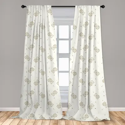 Immagine prodotto di Abakuhaus, tende per finestre, peluche a forma di orsetto, motivo stelle, set da 2 pannelli, 150 x 175 cm