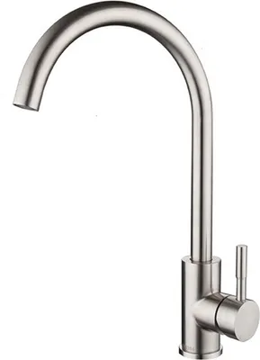 Obrázek produktu pro INF Kuchyňská baterie z nerezové oceli, kohoutek na studenou a teplou vodu s 60 cm hadicí