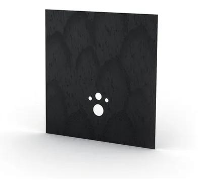Image de wedi Revêtement carbon noir I Board TOP 1200x1245x6mm