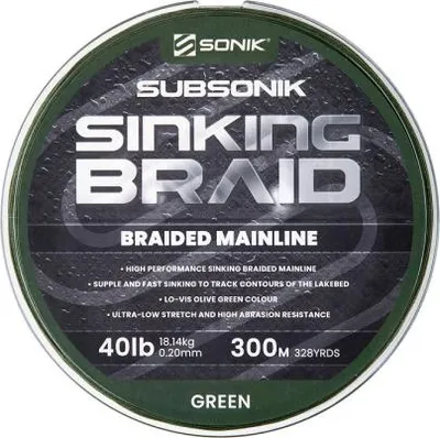 Produktbild von Sonik Subsonik Sinking Braid 300m 40lb 0,20mm