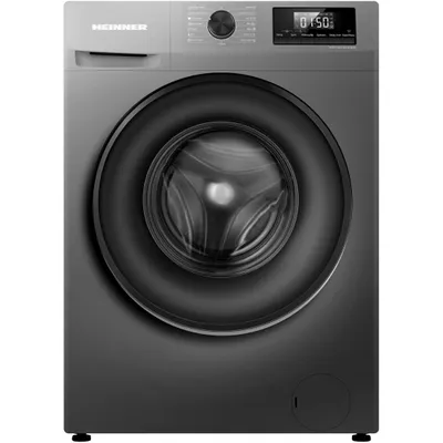Produktbild von Heinner HWM-H7014IVSMTC+++ Waschmaschine 7 kg, 1400 U/min, Dampfprogramm, LED-Display, Grau