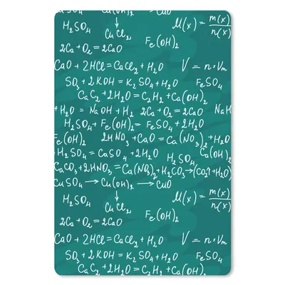 Produktbild von MuchoWow® Mauspad Mousepad Chemie - Kreidetafel - Figuren - Muster 40x60 cm - Mousepads - Maus Mat - Pad - Mausunterlage - Schreibtisch Accesoire