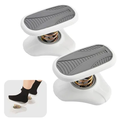 Produktbild von 2pcs Fußstütze Schreibtisch für Büro Office, Fußerhöhung Fußbank Höhenverstellung Ergonomie Fußhocker mit Massageoberfläche,24.5*21.5*16cm