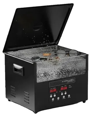 Imagen del producto de Limpiador ultrasónico, capacidad de 1,5 litros, con temporizador y función de calentamiento, color