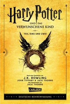 Book cover for Harry Potter und das verwunschene Kind.