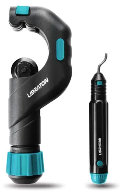Imagen del producto de Cortatubos LIBRATON, de 5 a 50 mm, fabricado en acero inoxidable, con eliminador de rebabas