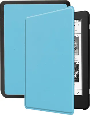 Productafbeelding van imoshion Slim Hard Case Bookcase voor de Tolino Page 2 - Lichtblauw