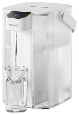 Elektrische Filterkanne 3,5 l, NSF, reduziert Chlor, Blei, PFAS, Weiß