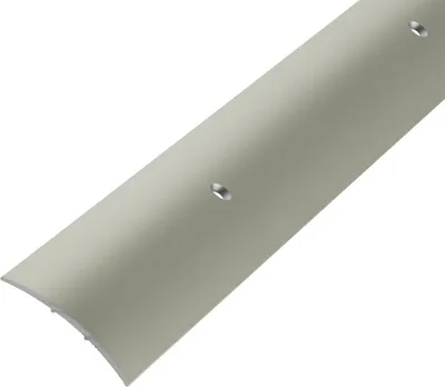 Produktbild von 40mm Aluminiumprofil Übergangsprofil Aluminium, glatt, mittig gebohrt, EDELSTAHL MATT, Länge 1m, Breite 40mm, Germany, Übergangsschiene Aluminium eloxiert, Übergangsleiste, Aluminiumprofile