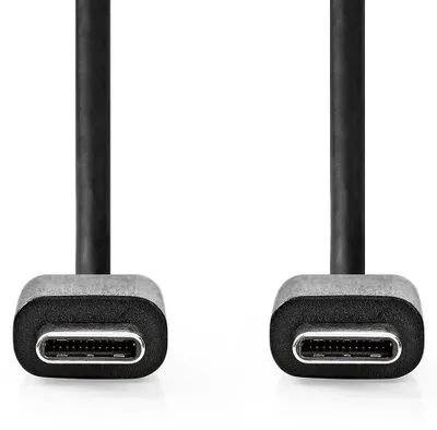 Obrázok produktu pre Kábel USB-C na USB-C, 3 m, 60 W, 480 Mb/s, čierny