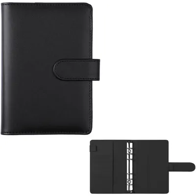Produktbild von A6 Ringbuch Abdeckung Kunstleder Schwarz 130x190mm