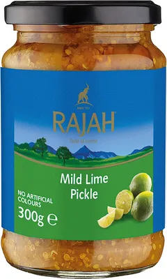 Produktbild von [ 300g ] RAJAH mild eingelegte Limetten / Mild Lime Pickle