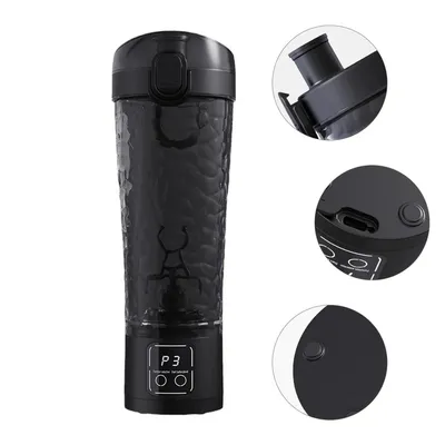 Produktbild von Mixerbecher, Sport-Fitness Elektrischer tragbarer Mixerbecher, 700ml, ABS-HT-beständig, IPX5 wasserdicht , für Kaffee, Proteinpulver, Tee