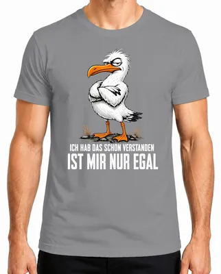 Obrázek produktu pro Tričko s nápisem "To už chápu, ale je mi to jedno", sarkastické, pánské, šedé, velikost L