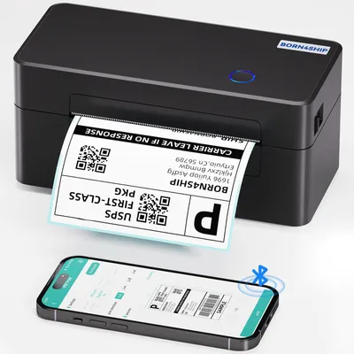 Tragbarer 4x6 Bluetooth Etikettendrucker, DHL-kompatibel