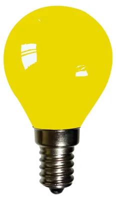 Imagen del producto de Bombilla LED filamento, forma de gota, 2W, casquillo E14, color amarillo, 100 lúmenes