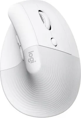 Image de Souris Ergonomique Verticale sans Fil Logitech Lift, Bluetooth, Blanc, Pour Mac, 4 Boutons Personnalisables
