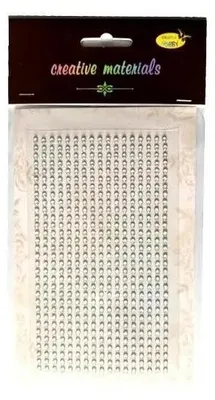 Zdjęcie produktu dla Kryształki samoprzylepne 3mm 527szt opalizujący - Galeria Hobby