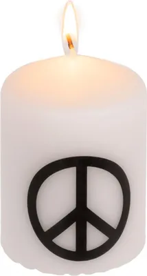 Produktbild von Stumpenkerze, Peace