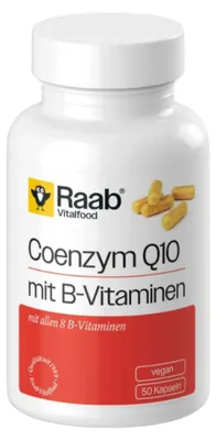 Produktbild von Raab Vitalfood Coenzym Q10 mit B-Vitaminen Kapsel 19g