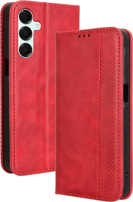 Produktbild von Samsung Galaxy A17 / A26 / A16 Hülle - Coverup Vintage Style Klapphülle - Rot