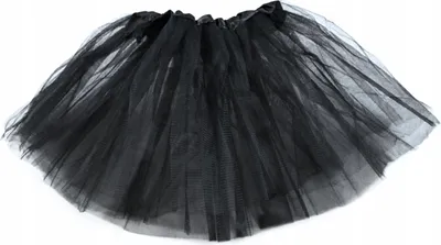 Produktbild von Tüllrock Kinder Schwarz Tutu 30cm Ballett Rock Kostüm Mädchen Hexe Katze Halloween