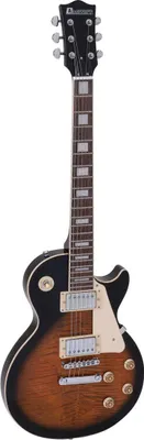Produktbild von DIMAVERY LP-700 E-Gitarre, flamed braun
