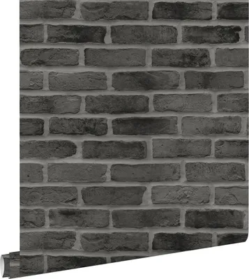 Zdjęcie produktu dla ESTAhome Tapeta cegła czarnym 53 cm x 10.05 m