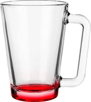 Produktbild von Glastasse Colour Spring 250 ml rot