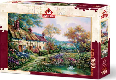 Productafbeelding van Kunstpuzzel: Lente tuin - 1500 stukjes voor volwassenen