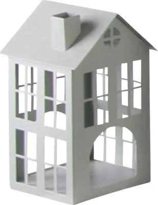 Produktbild von Laterne Lafiora Haus Metall 12 x 11 x 18,5 cm grün