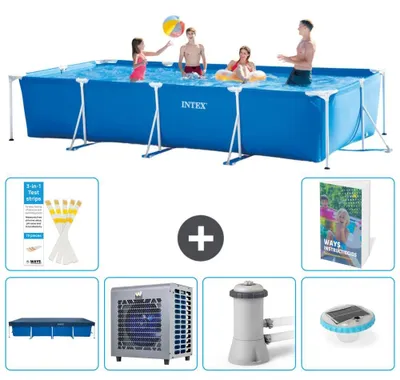 Imagen del producto de Piscina rectangular de estructura - 450x220x84 cm - 5 piezas - Modelo S106