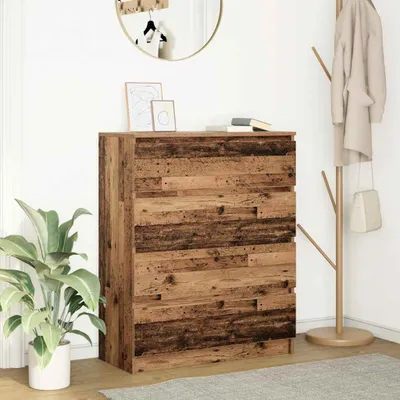 Produktbild von vidaXL Sideboard Altholz-Optik 80x35x99 cm Holzwerkstoff