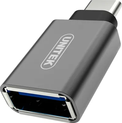 Zdjęcie produktu dla UNITEK Y-A025CGY Metalowy kabel USB Type-C USB Type-A Interfejs / adapter rodzinny